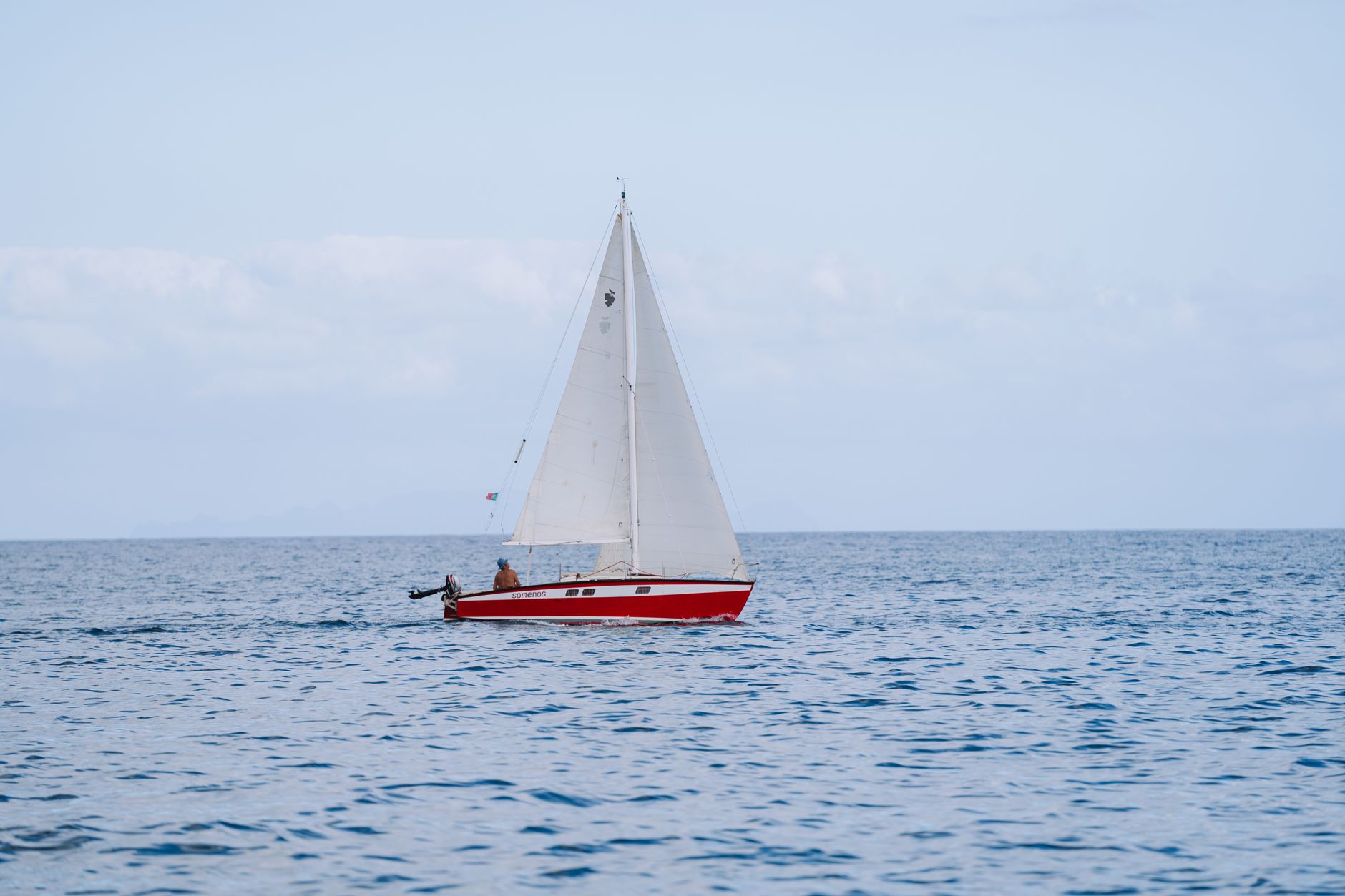 Sailing Boat Ocean Waves